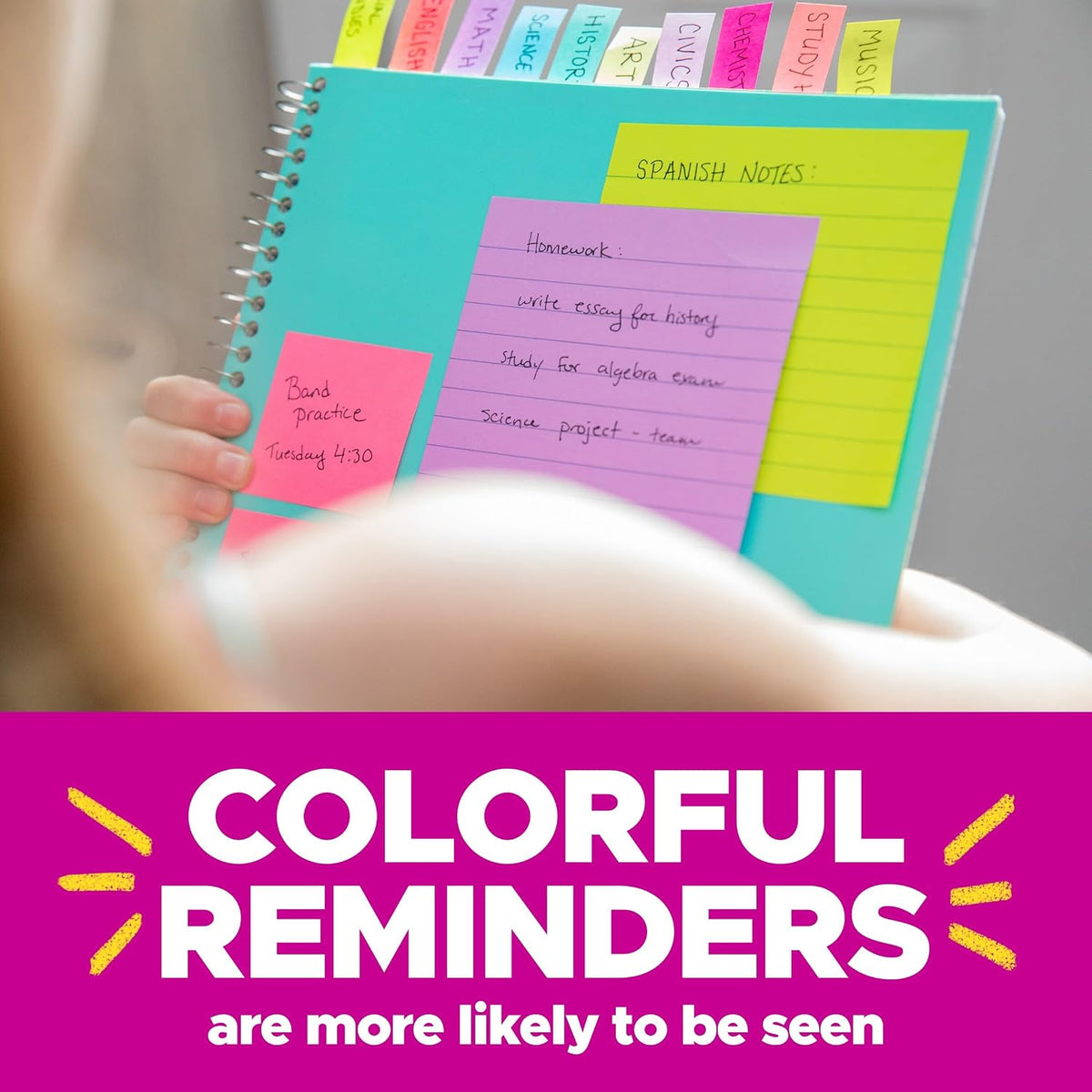 Post-it pop-up Notes, 3 x 3 in, Poptimistic Collection, 18 Pads