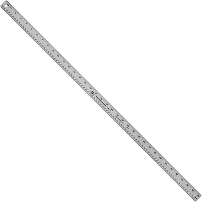 ALVIN Stainless Steel Ruler 24 Inches Model R590-24 Drawing and Design Tool for Students and Professionals, Great for Drafting, Architecture, Engineering, and Art - Stainless Steel Ruler -24 Inches