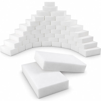 100 Pack Magic Cleaning Sponge Erasers, Non-Scratch Melamine Sponges Bulk