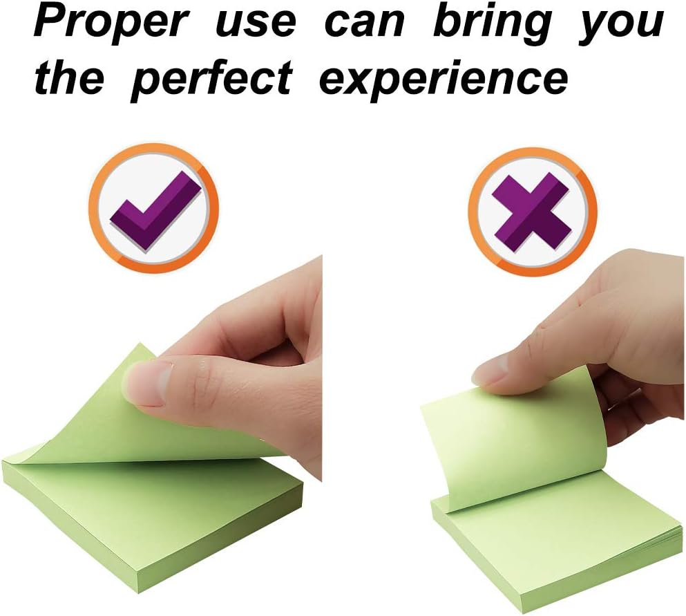 Sticky Notes 3x3, Self-Stick Notes 36 Pads, 100 Sheets/Pad Sticky Post