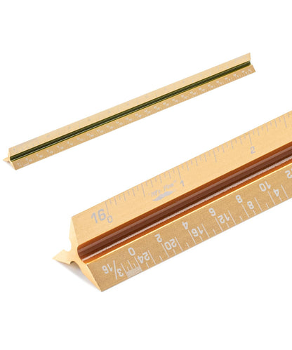 Mr. Pen Architectural Scale Ruler, 12 Inch, Silver