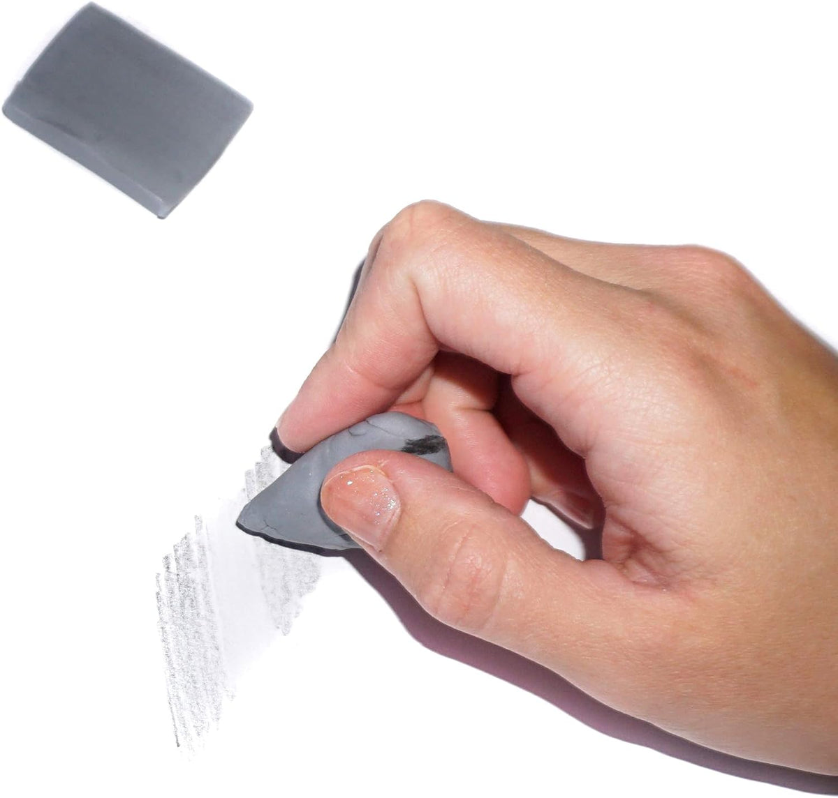 June Gold 6 Gray Kneaded Erasers, Moldable for Graphite, Charcoal & More