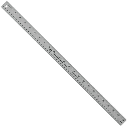 ALVIN Stainless Steel Ruler 24 Inches Model R590-24 Drawing and Design Tool for Students and Professionals, Great for Drafting, Architecture, Engineering, and Art - Stainless Steel Ruler -24 Inches