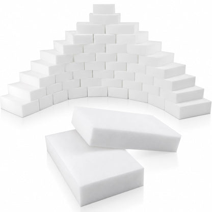 100 Pack Magic Cleaning Sponge Erasers, Non-Scratch Melamine Sponges Bulk