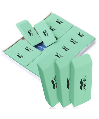 Mr. Pen- Pink Pencil Eraser, 12 Pack