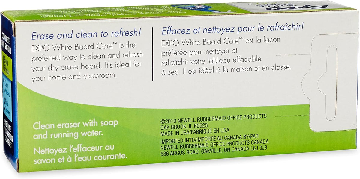 EXPO Dry Erase Soft Pile Block Whiteboard Eraser, 5-1/8 in. x 1-1/2 in. - Whiteboard, Calendar, Organization, Essential Supplies for Office, School, Classroom, Teachers 1 Count(Pack of 2)