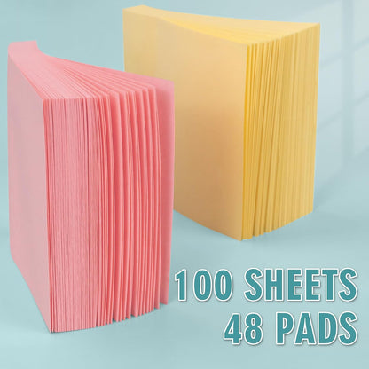 Sticky Notes 3x3 Small Self-Stick Pads, 48 Pads in 6 Pastel Colors