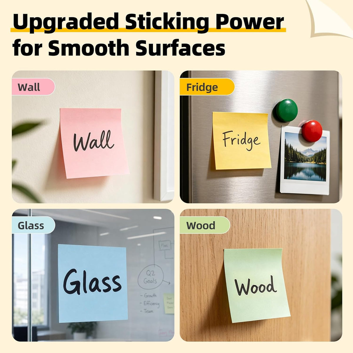 2800 Sheets Sticky Notes 3x3 in, 28 Pads, 100 Sheets/Pad, 4 Soft Colors
