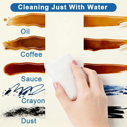 100 Pack Magic Cleaning Sponge Erasers, Non-Scratch Melamine Sponges Bulk