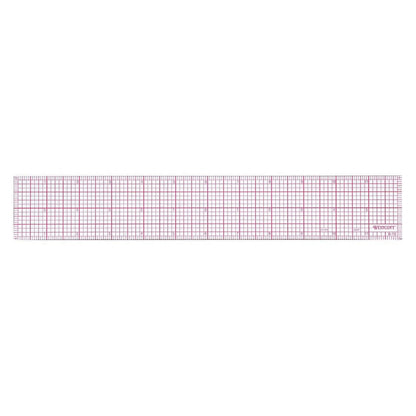 Westcott B-70 8ths Graph Beveled Ruler, 12 in