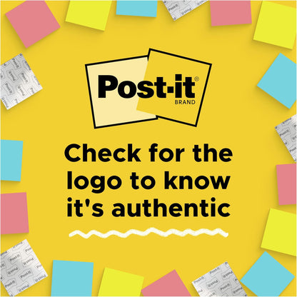 Post-it Notes, 1.38 x 1.88 in, The Iconic Canary Yellow Note, 24 Pads
