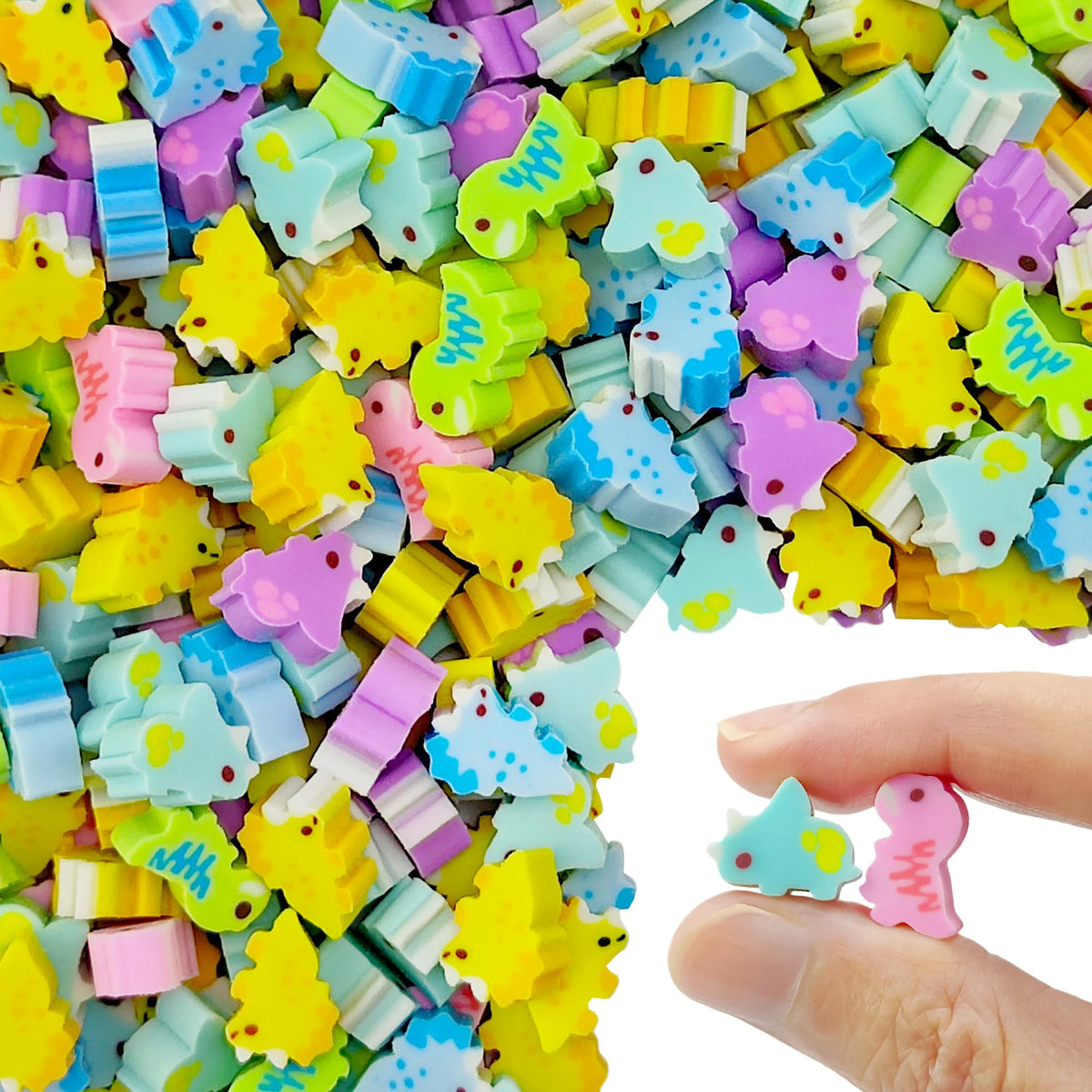 200pcs Ocean Mini Erasers for Kids, Bulk Cute Pencil Erasers Small Fun Erasers for Classroom Rewards Party Favors Gift Filling Eraser