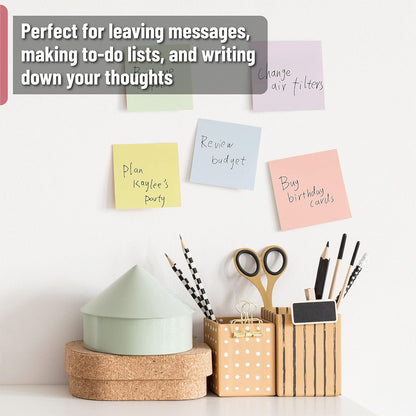 Mr. Pen- Sticky Notes, 3"x3", 12 Pads, 720 Sheets, Morandi Colors